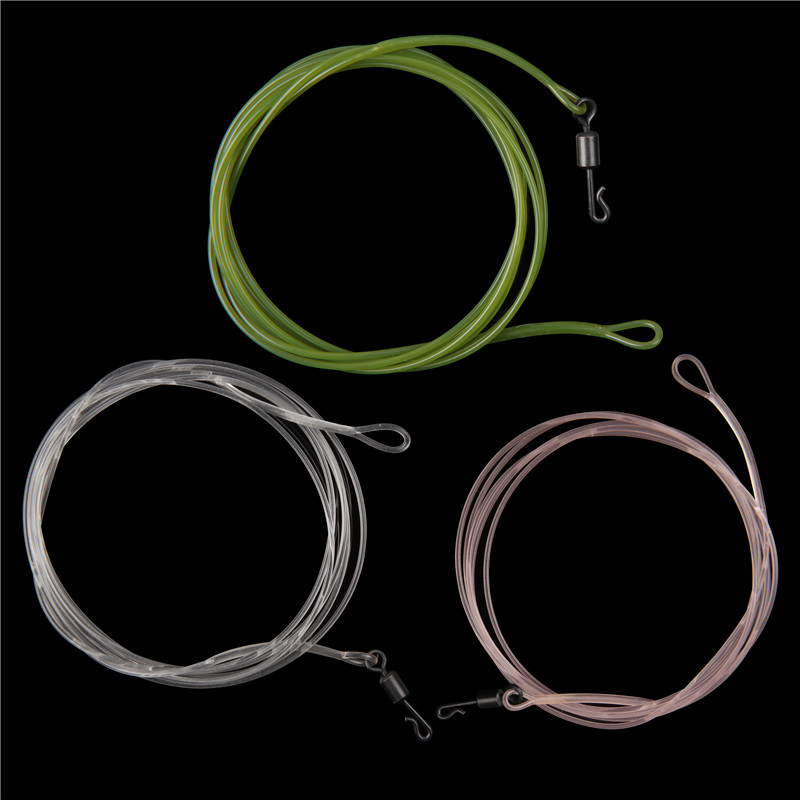Fluorocarbon Line - 3Pcs/5pcs 40LB 잉어 낚시 리더 라인