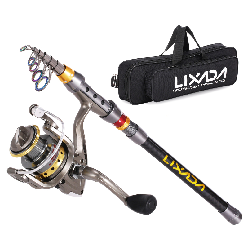 Fishing Equipment Europe - Lixada 텔레스코픽 낚싯대 및 릴 콤보