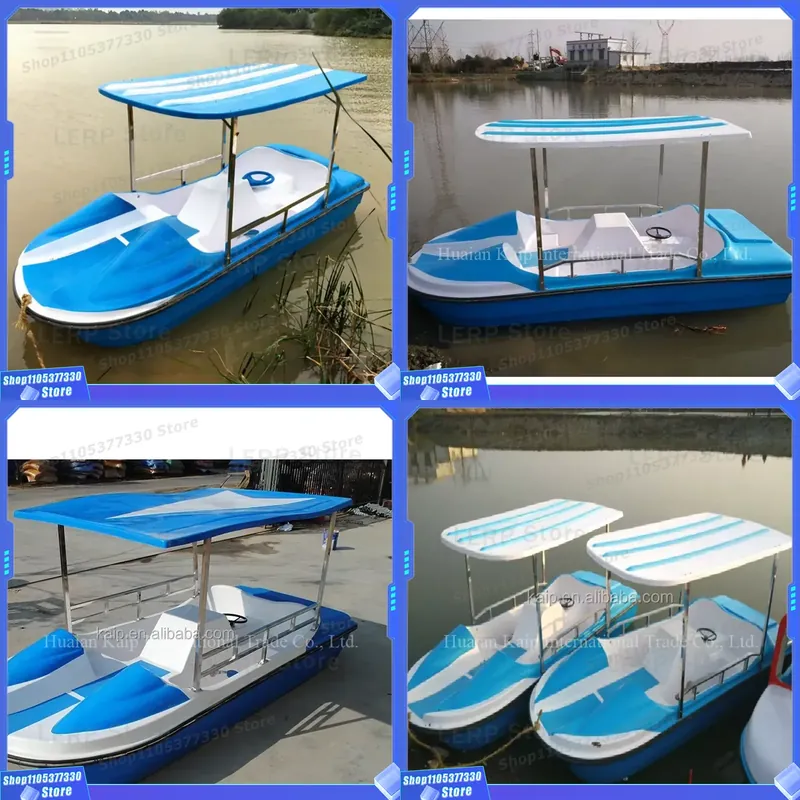 Fishing Equipment Logos - 핫세일 블루 유리섬유 페달보트 맞춤형 로고