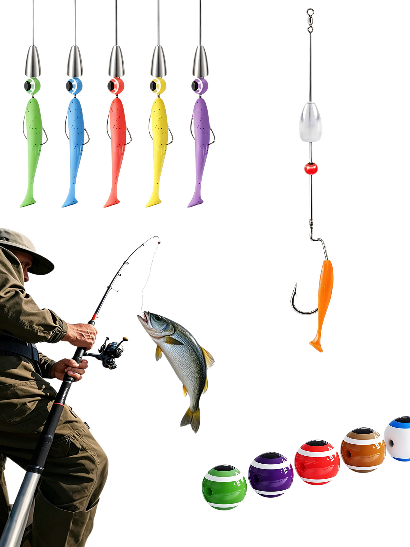 1.8m 텔레스코픽 낚싯대 콤보 세트: 스피닝 릴, 루 - Fishing Equipment Europe 리뷰 및 가격