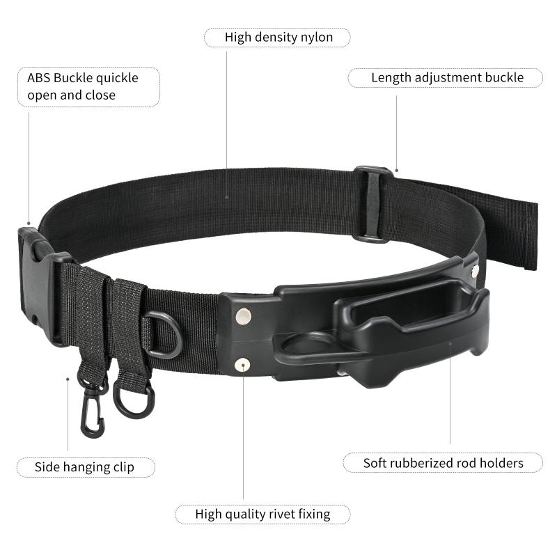 새로운 1개입 낚시 벨트 루어 로드 허리 지지대 낚싯대 - Surf Fishing Equipment 리뷰 및 가격