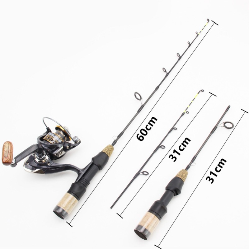 60cm 2 팁로드 릴 콤보 겨울 얼음 낚시대 낚시 릴 - Fishing Equipment Europe 리뷰 및 가격
