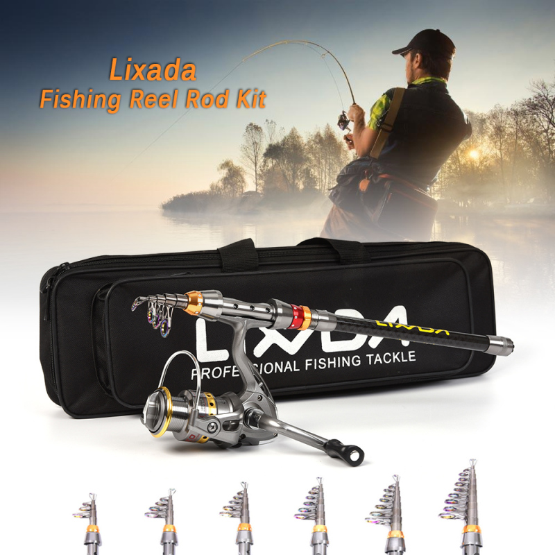 Lixada 텔레스코픽 낚싯대 및 릴 콤보 풀 키트,  - Fishing Equipment Europe 리뷰 및 가격