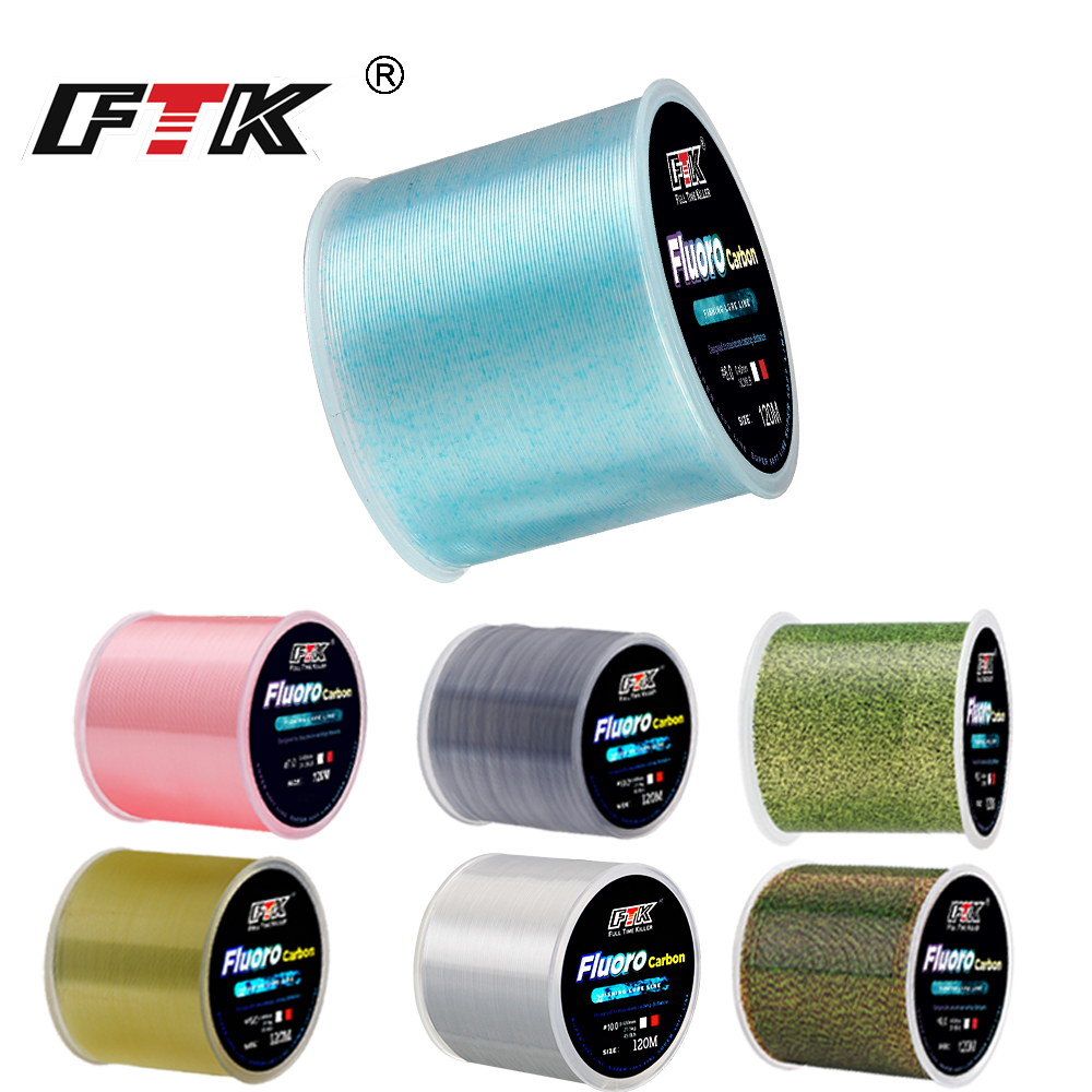 FTK 120m 보이지 않는 낚시 라인 반점 플루오로카 - Fluorocarbon Line 리뷰 및 가격
