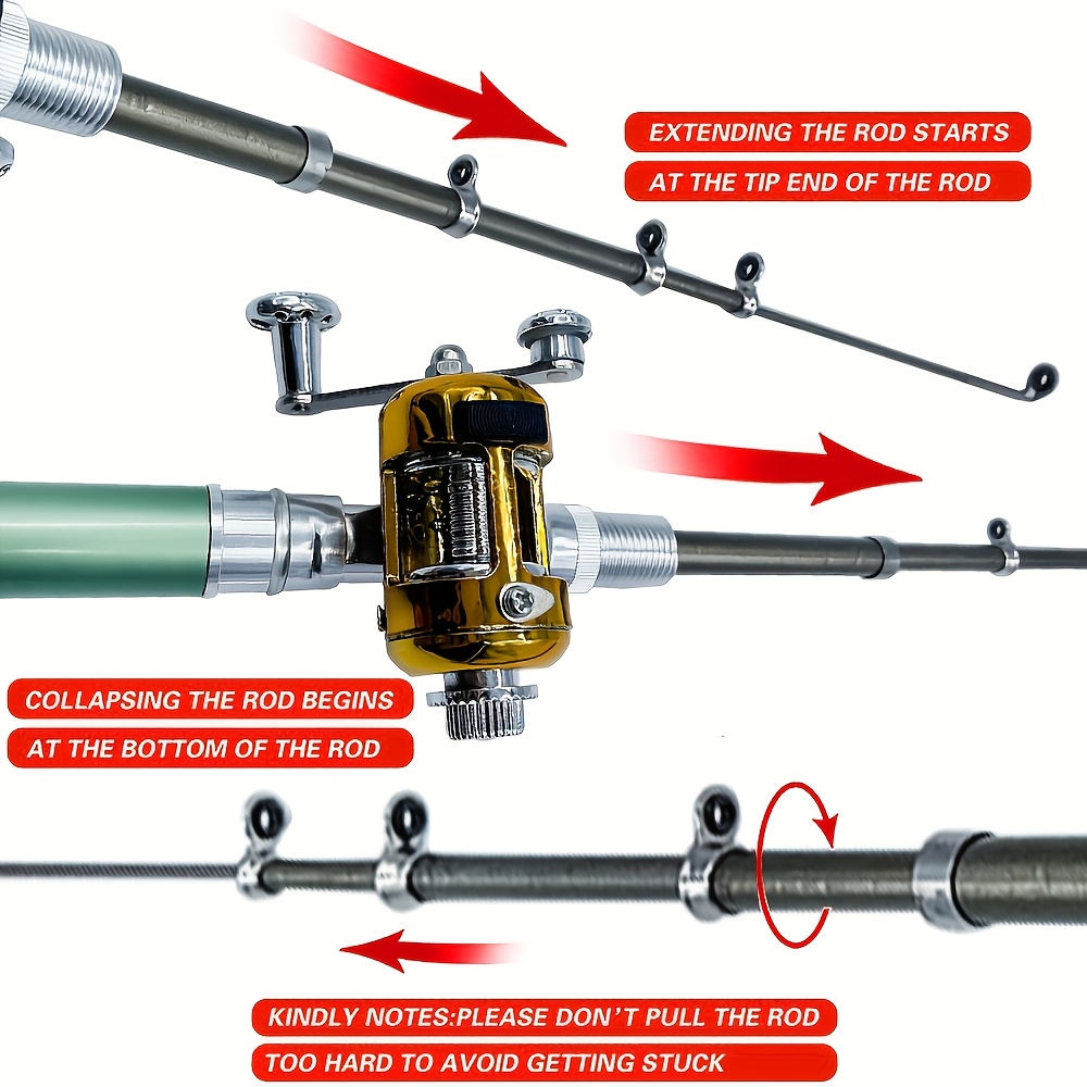 포켓 아이스 낚싯대 & 릴 콤보 세트 펜 모양 텔레스코 - Fishing Equipment Europe 리뷰 및 가격