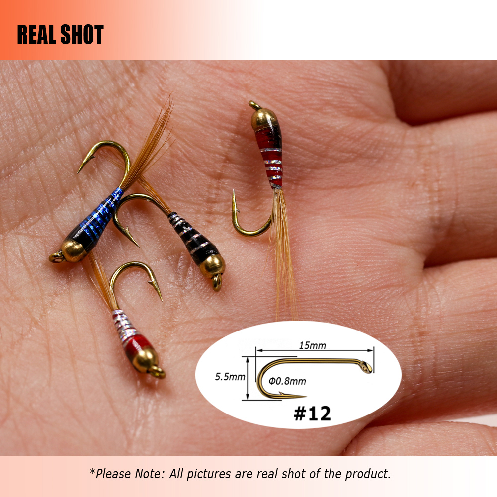 8개 # 12개의 황동 비드 헤드 스페니쉬 페르디곤 님 - Fishing Equipment Europe 리뷰 및 가격