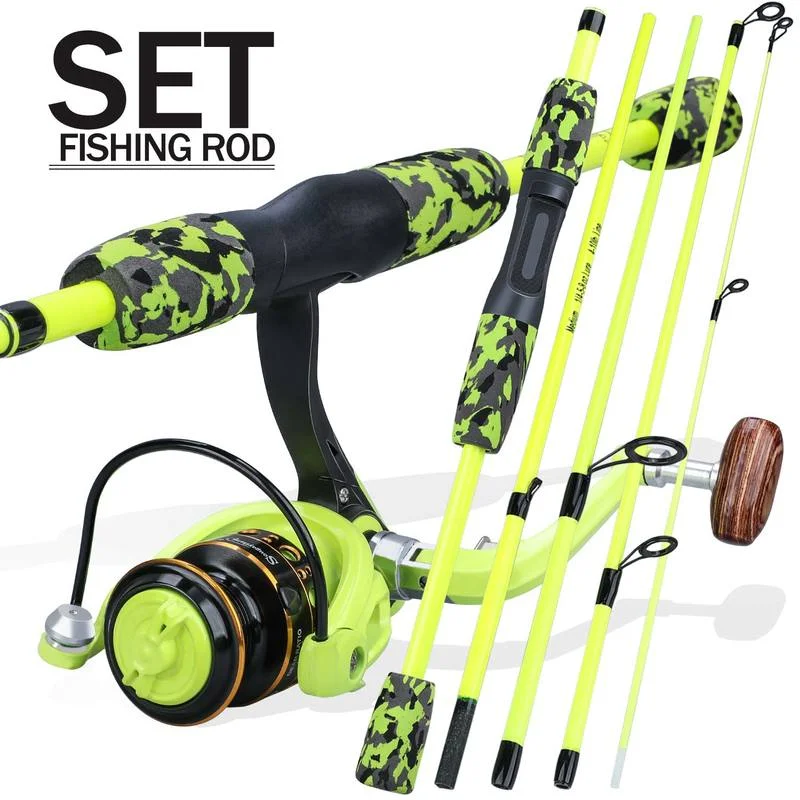 Sougayilang 휴대용 5섹션 빨간색/노란색 낚싯 - Fishing Equipment Europe 리뷰 및 가격