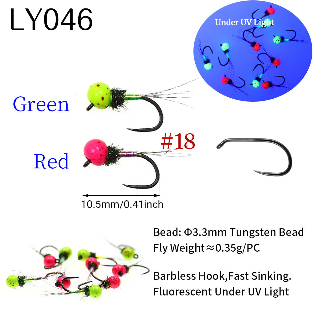 6개입 고속 침강 퍼디곤 유로 님프 웨트 플라이 낚시  - Fishing Equipment Europe 리뷰 및 가격