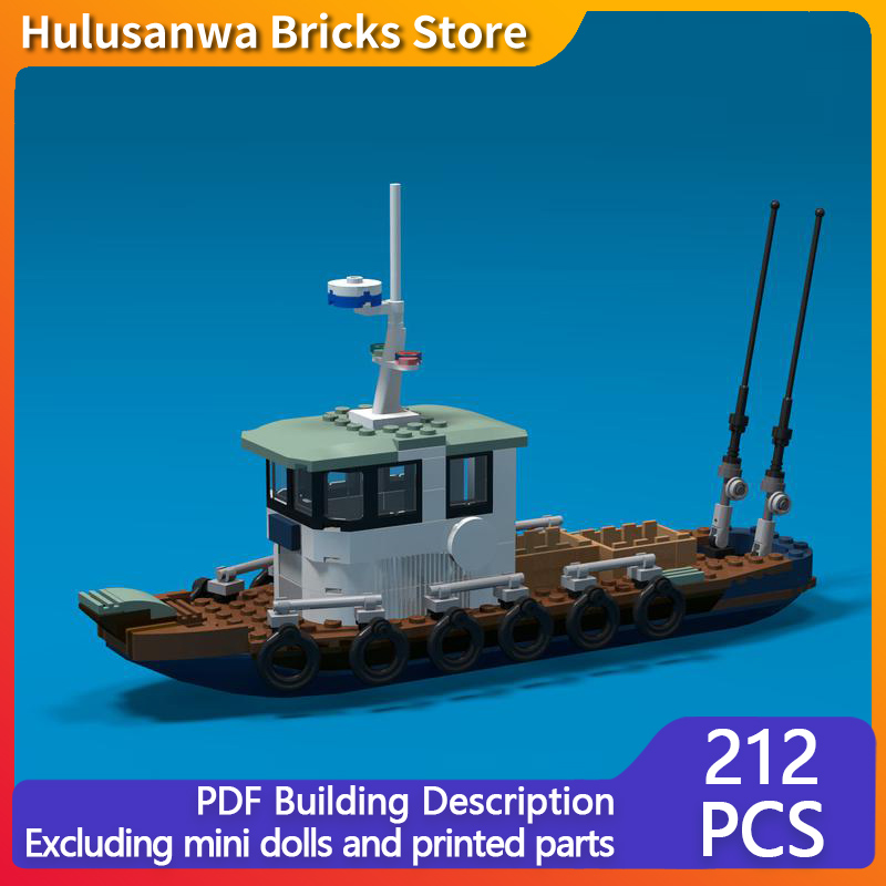 클래식 낚시 보트 모델 MOC 빌딩 블록 전쟁 장비 모 - Fishing Equipment For 6 Year Old 리뷰 및 가격