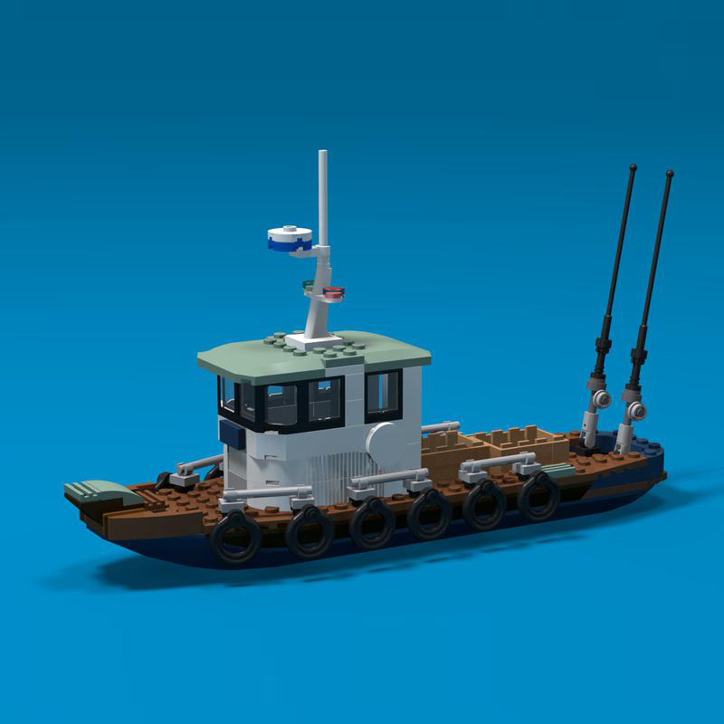 클래식 낚시 보트 모델 MOC 빌딩 블록 전쟁 장비 모 - Fishing Equipment For 6 Year Old 리뷰 및 가격