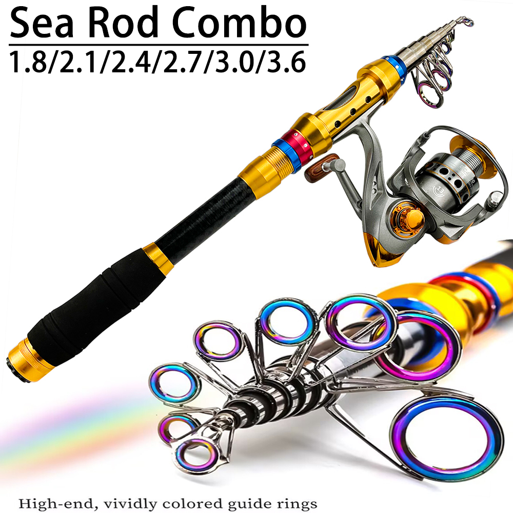 1.8-3.6m 텔레스코픽 낚싯대 낚시 릴 콤보 휴대용 - Fishing Equipment Europe 리뷰 및 가격