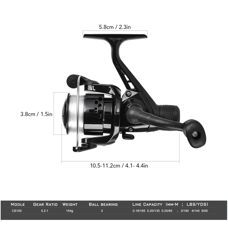 브라브맥 2.1/2.3m 텔레스코픽 낚싯대 릴 콤보 풀 - Fishing Equipment Europe 리뷰 및 가격