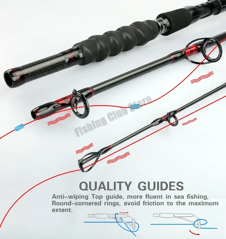 1.8m 2.1m 2.4m 고품질 바닷물용 40T 카본 - Surf Fishing Equipment 리뷰 및 가격